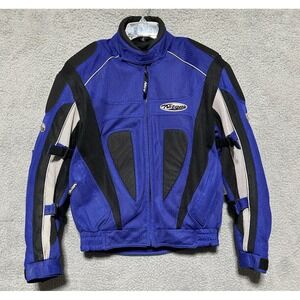 Nitro‎ Racing Fully Padded Motorcycle Jacket Mens Sz Small Zip Out Lining